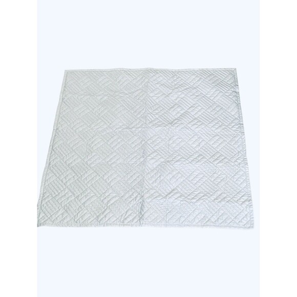 Hotel Collection Quilted Euro Pillow Sham 26" x 26" Layered Frame - Picture 4 of 5